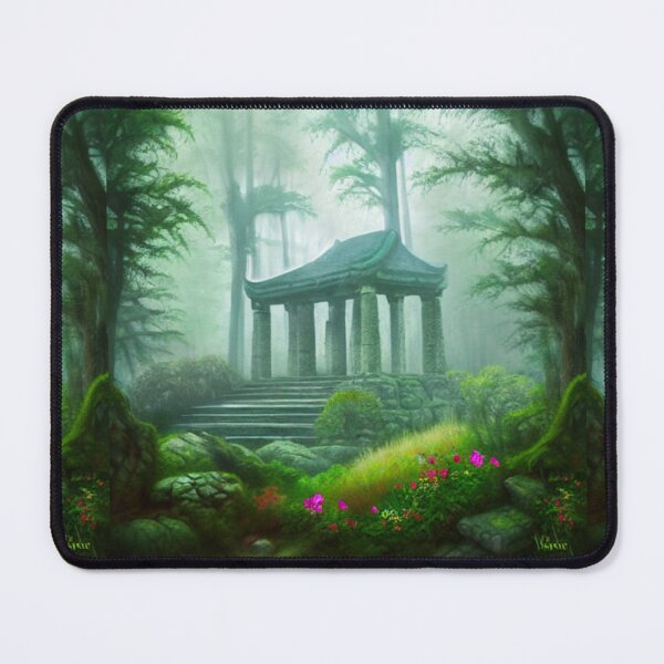 Item preview, Lost Forest Temple 9 - Throw Pillows and Prints. designed and sold by ScatterHub.