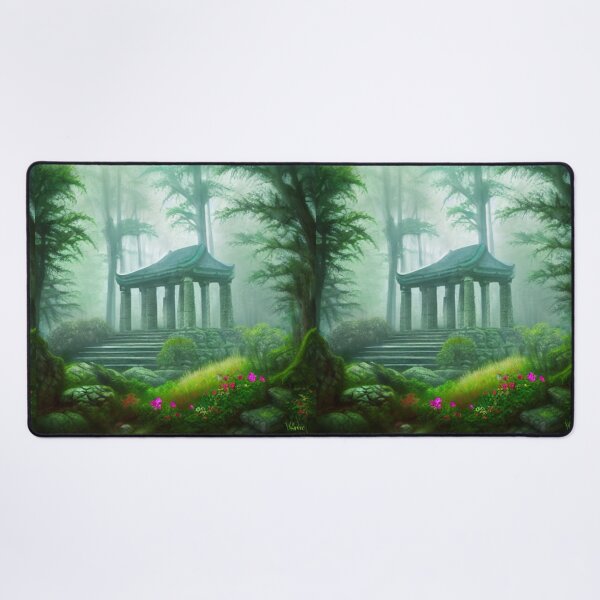 Item preview, Lost Forest Temple 9 - Throw Pillows and Prints. designed and sold by ScatterHub.