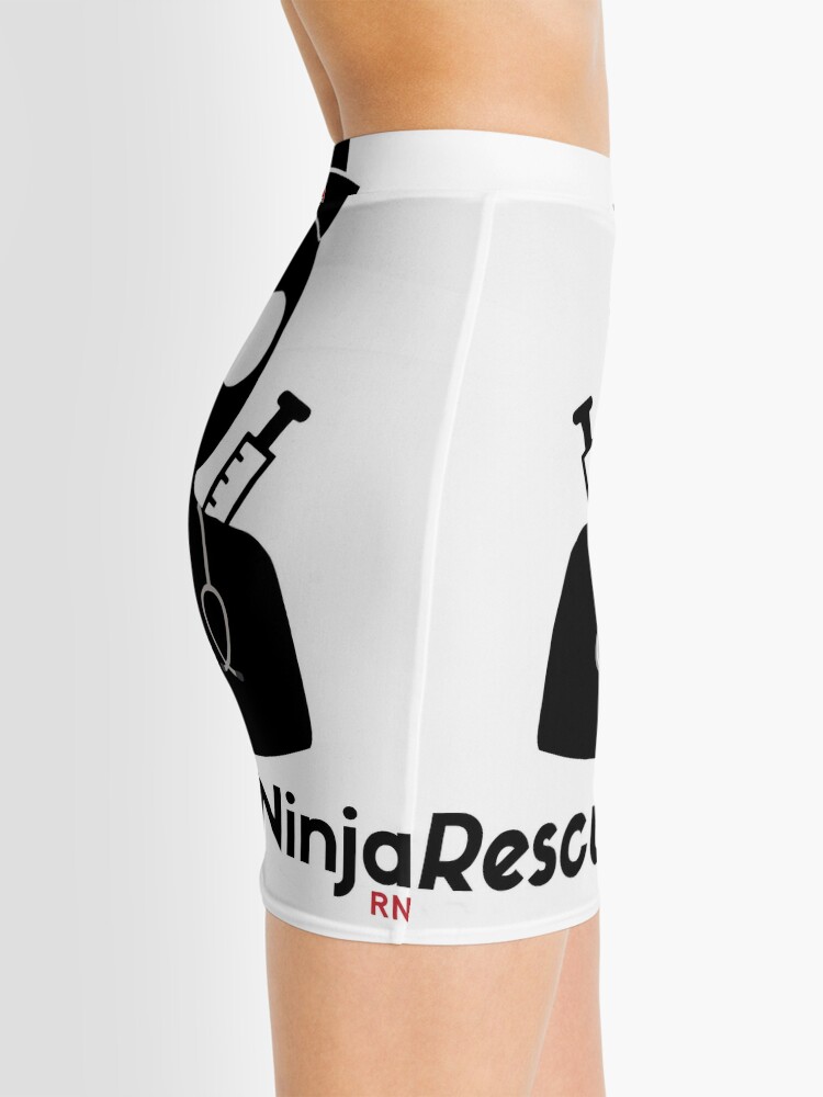 Rescue Ninja Funny Registered Nurse Mini Skirt By Mrsmitful Redbubble