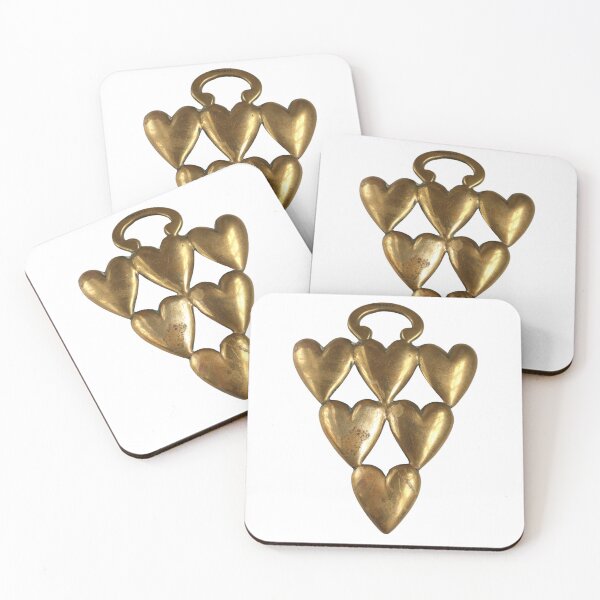 Item preview, Horse Brass Hearts designed and sold by pinkal.