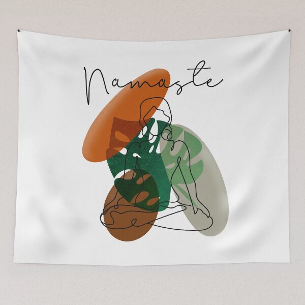 Item preview, Namaste yoga relaxing boho artwork  designed and sold by TipTopTapo.