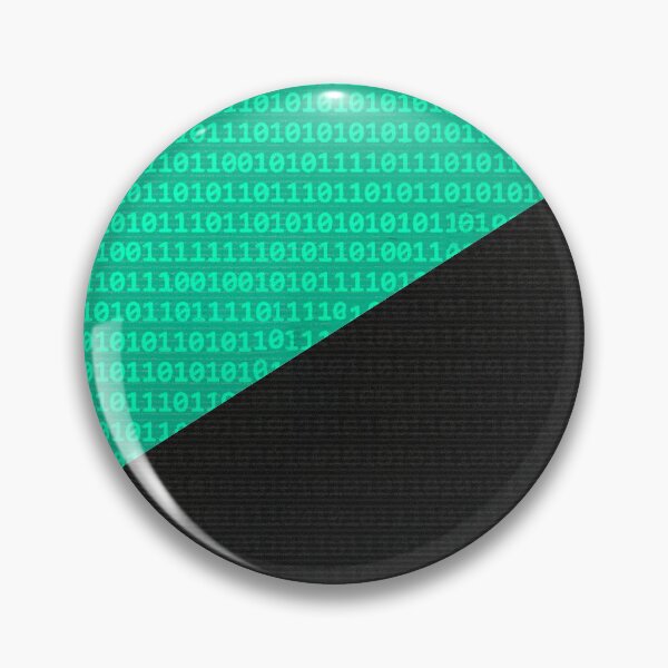 Item preview, Crypto-Anarchy Flag Turquoise-Black 001 designed and sold by Liberancaps.