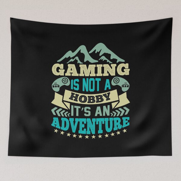 Item preview, Gaming Is Not A Hobby designed and sold by RockBeeDesigns.