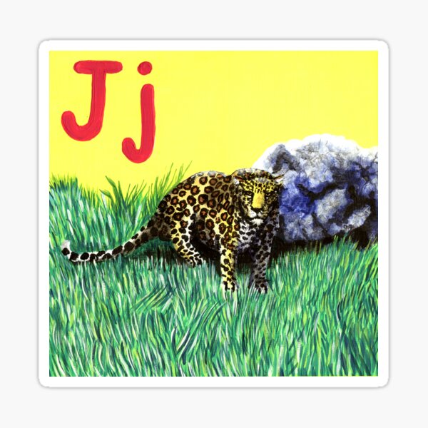 J is for Jaguar Sticker