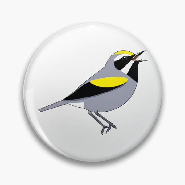 Item preview, Golden-winged Warbler designed and sold by Guillemotstudio.