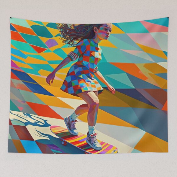 Item preview, Skateboard girl designed and sold by Mirochan80.