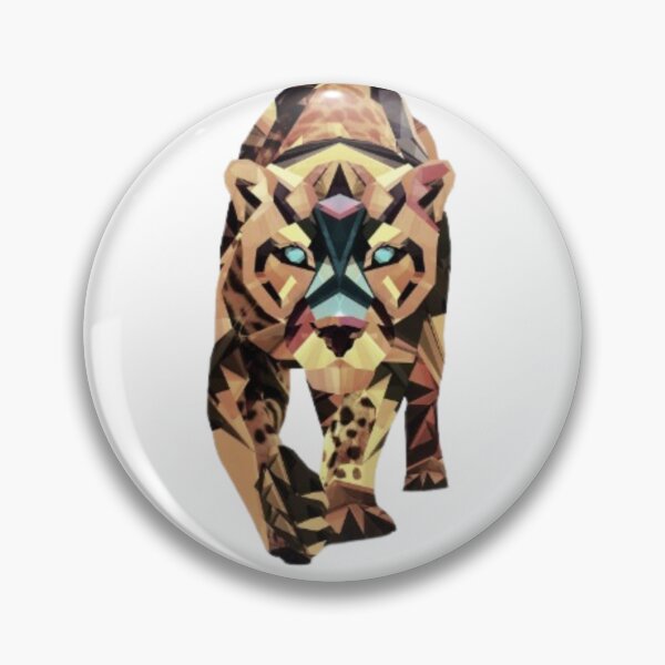Item preview, Geometric Illustrated Hunting Wild Tiger  designed and sold by Gamicnum.