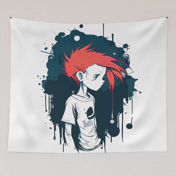 Item preview, Anime Cute Boy, Japan Anime Boy designed and sold by T-Shirt-Depot.