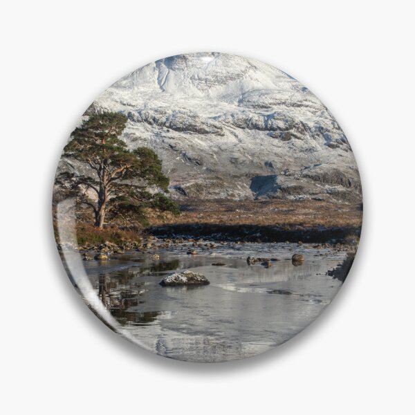 Item preview, Snow covered Slioch Loch maree designed and sold by Derren Jones.