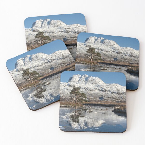Item preview, Snow covered Slioch Loch maree designed and sold by Derren Jones.