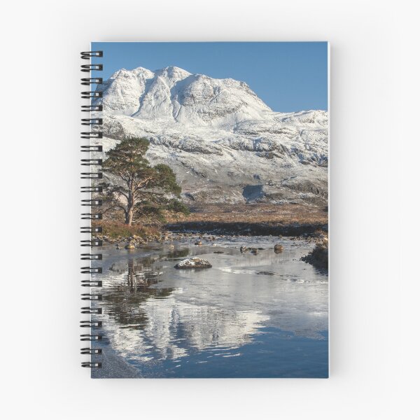 Item preview, Snow covered Slioch Loch maree designed and sold by Derren Jones.