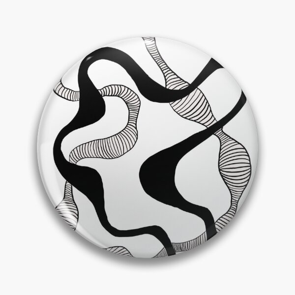 Item preview, Abstract Line Design/ zentangle / black and white designed and sold by roleydesigns.