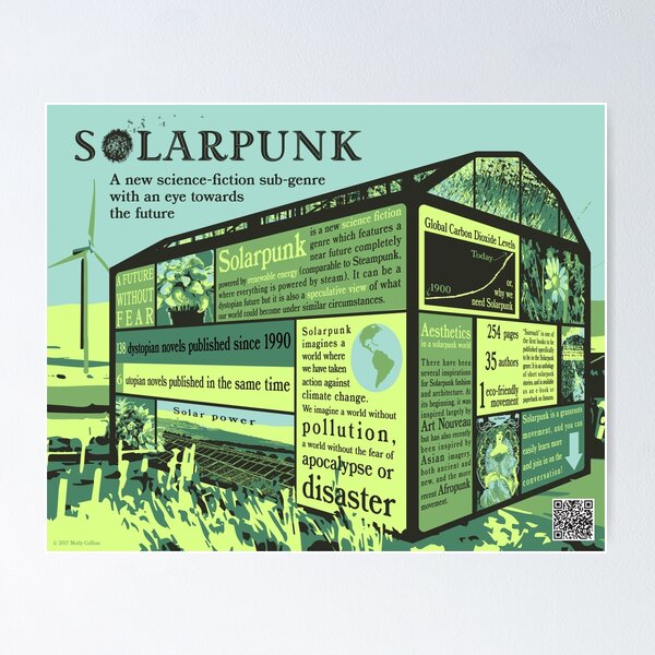 Solarpunk City Poster for Sale by OddestOcean