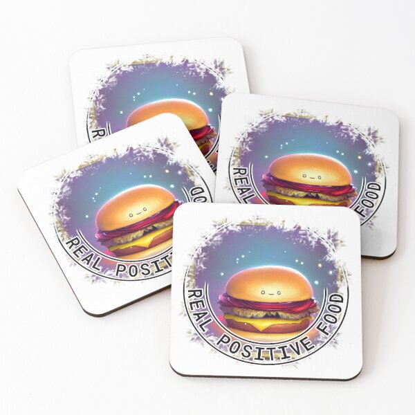 Item preview, hamburger, Real Positive Food! designed and sold by Digisabella.