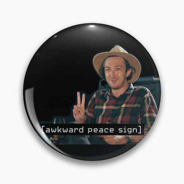Item preview, awkward peace sign designed and sold by writerinthelake.