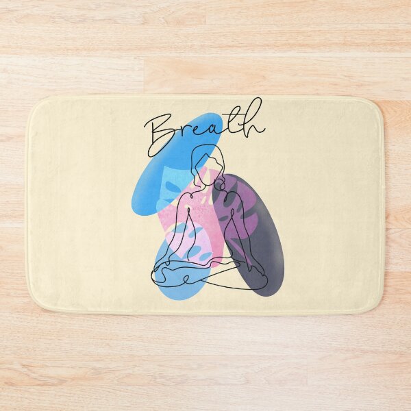 Item preview, Breath yoga relaxing boho artwork  designed and sold by TipTopTapo.