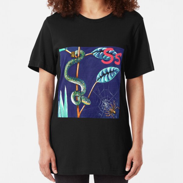 S is for Snake & Spider Slim Fit T-Shirt