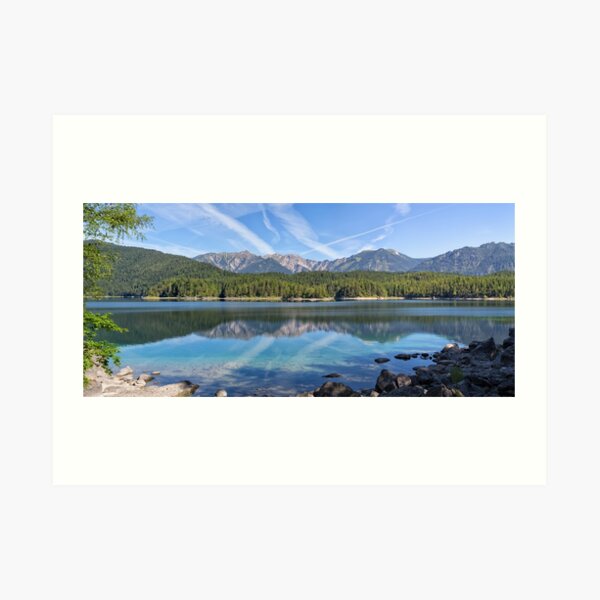 Lake Eibsee Art Print