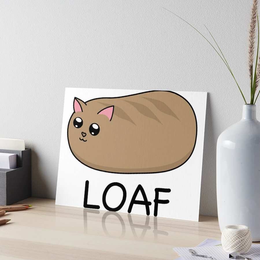 One Cat Loaf, Please Sticker – Artful Pixels