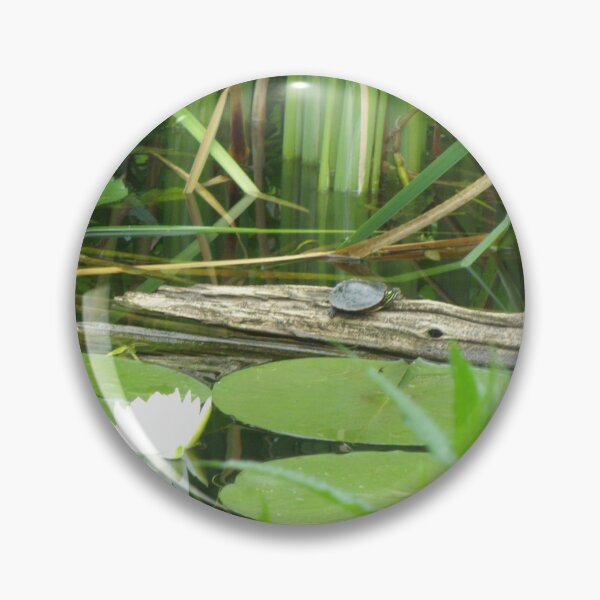 Item preview, Small Turtle on a Log designed and sold by d-camp.