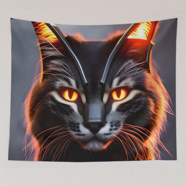 Item preview, Cat in Armor - Modern Digital Art designed and sold by Ai-michiart.