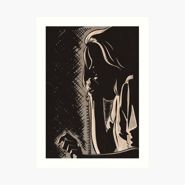 NOIR no.05 (HURRY!) Art Print