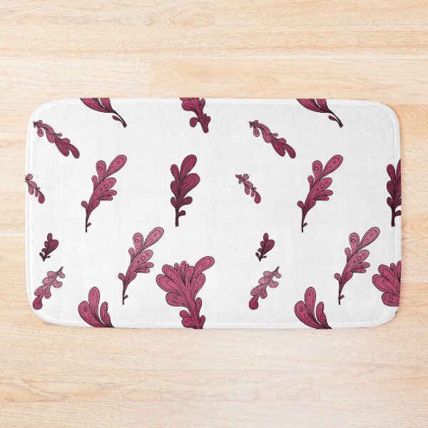 Item preview, Surreal Garnet Plants Print. Illustrated vegetable pattern. designed and sold by IlustradoArts.