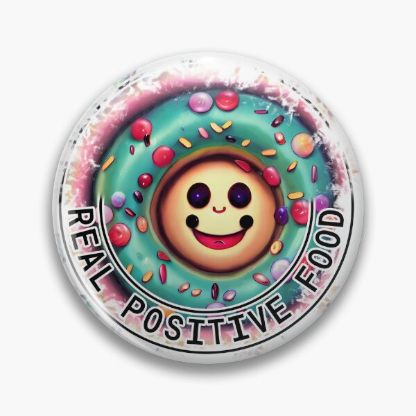 Item preview, donut, Real Positive Food! designed and sold by Digisabella.