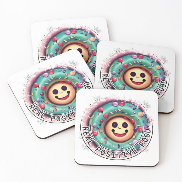 Item preview, donut, Real Positive Food! designed and sold by Digisabella.