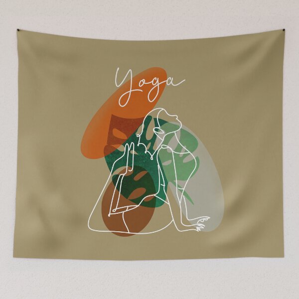 Item preview, Yoga relaxing boho artwork  designed and sold by TipTopTapo.