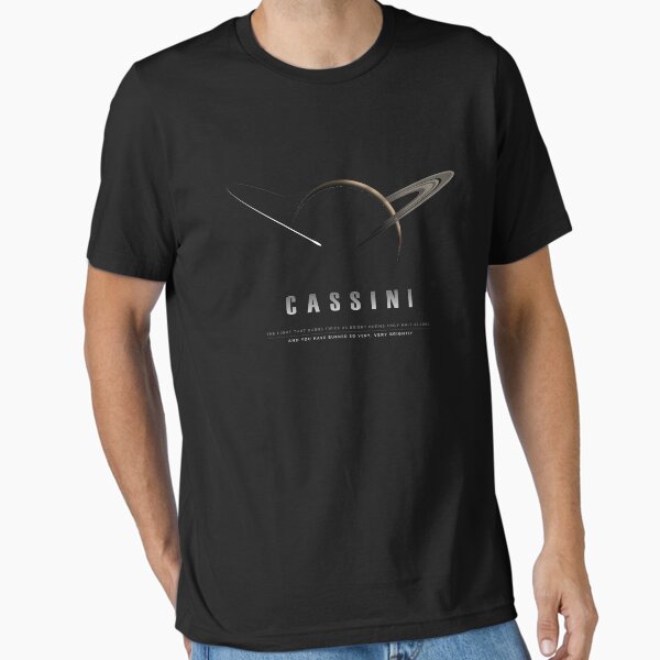 Item preview, CASSINI - The Light That Burns Twice As Bright... (*for Black shirts only*) designed and sold by TheHighFrontier.
