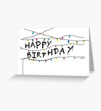 Stranger Things - Birthday Card Greeting Card