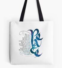 Peace I Leave With You Tote Bag