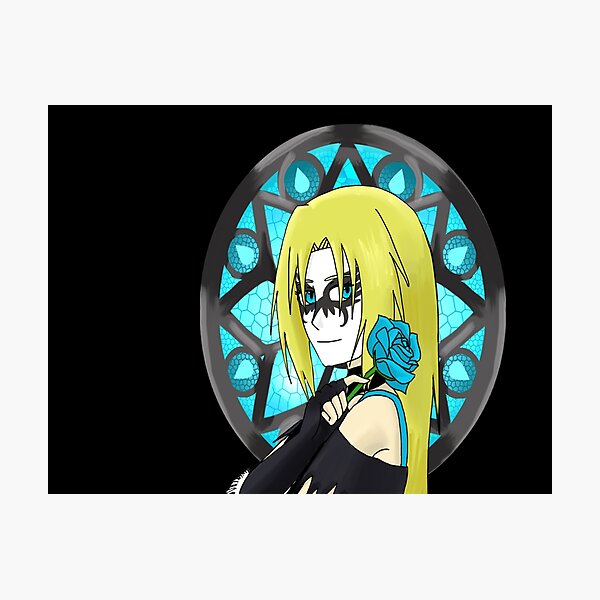 Risika Stained Glass Photographic Print