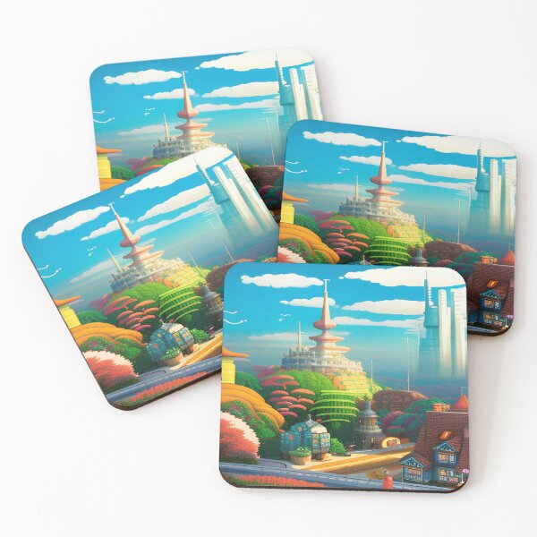 Item preview, Pixelated Cityscape Exploration designed and sold by Nellisstadia.