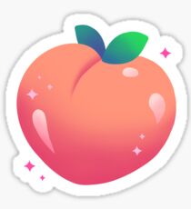 Peach Sticker