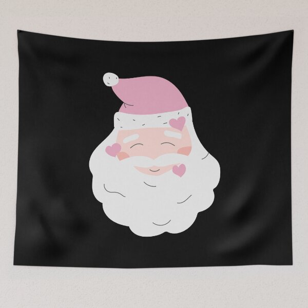 Item preview, Retro Vintage Pink Santa Claus Stickers designed and sold by AmberSiraj.