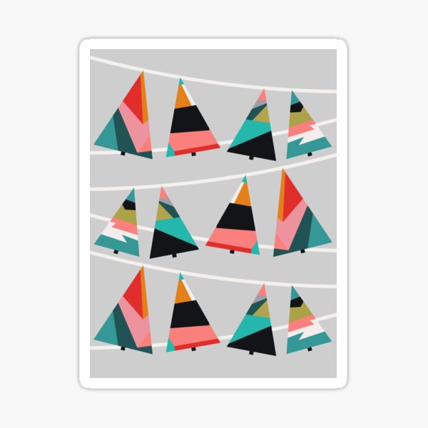 Xmas Trees Sticker