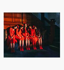 RED VELVET PEEK-A-BOO Photographic Print