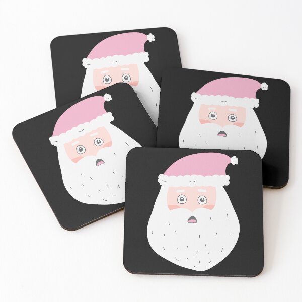 Item preview, Retro Vintage Pink Santa Claus Stickers designed and sold by AmberSiraj.