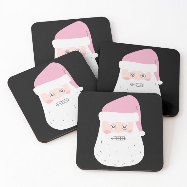 Item preview, Retro Vintage Pink Santa Claus Stickers designed and sold by AmberSiraj.