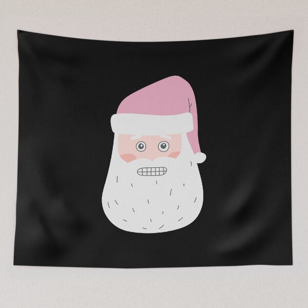 Item preview, Retro Vintage Pink Santa Claus Stickers designed and sold by AmberSiraj.