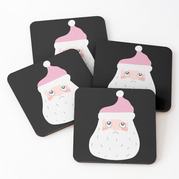 Item preview, Retro Vintage Pink Santa Claus Stickers designed and sold by AmberSiraj.