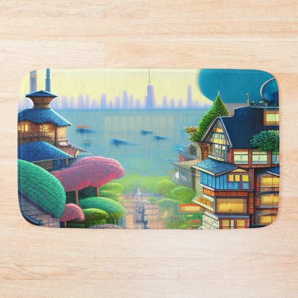Item preview, Pixelated Cityscape Reality and Illusion designed and sold by Nellisstadia.