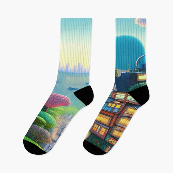 Item preview, Pixelated Cityscape Reality and Illusion designed and sold by Nellisstadia.