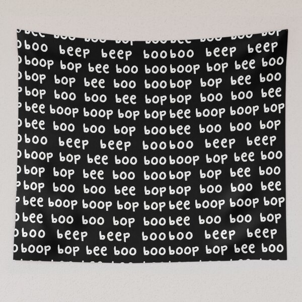 Item preview, the song that goes bee boo boo bop, beep boop boop bop designed and sold by tristinrose.
