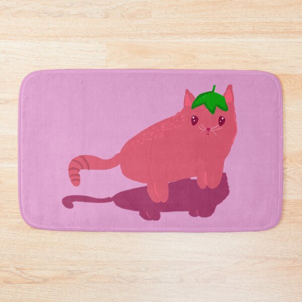 Item preview, Kawaii Strawberry Cat - Collage Animation  designed and sold by jolabrese.