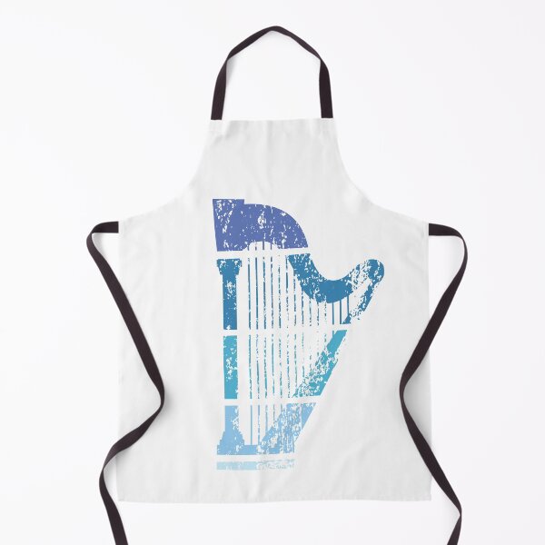 Item preview, retro harp designed and sold by piesdesignart.