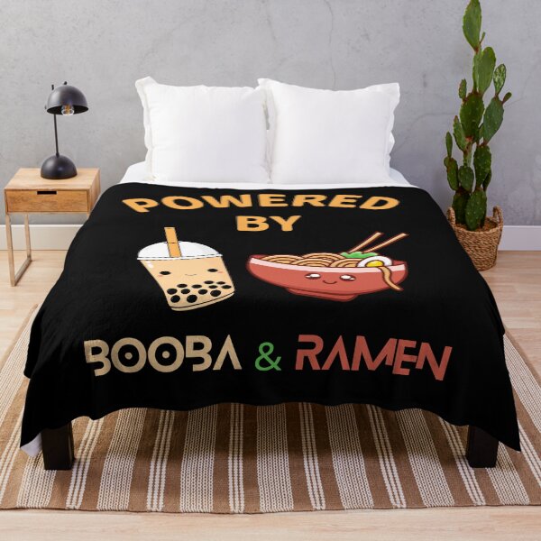 Item preview, Powered By Booba And Ramen, Kawaii Booba And Ramen, Japan Anime Food, Foodie,Asian Foods, Bubble Tea, Boba Tea Gift, Harajuka, Japanese Culture designed and sold by Diferenty Shop ⭐⭐⭐⭐⭐.