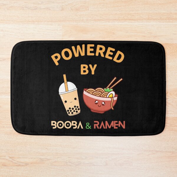 Item preview, Powered By Booba And Ramen, Kawaii Booba And Ramen, Japan Anime Food, Foodie,Asian Foods, Bubble Tea, Boba Tea Gift, Harajuka, Japanese Culture designed and sold by Diferenty Shop  ⭐⭐⭐⭐⭐.